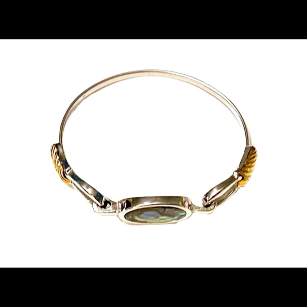 ABALONE silver Bracelet Vintage AVON - Picture 3 of 4